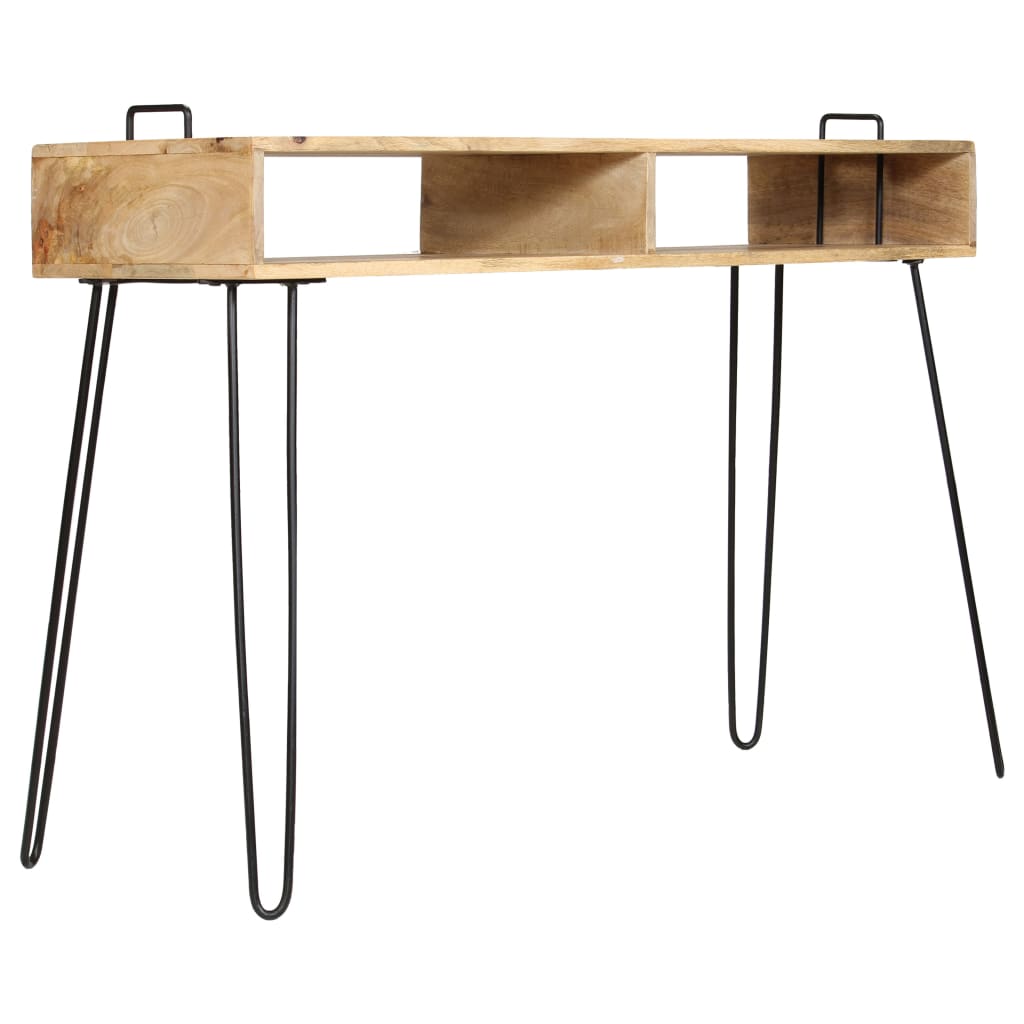 Wandtafel 115X35X76 Cm Massief Mangohout