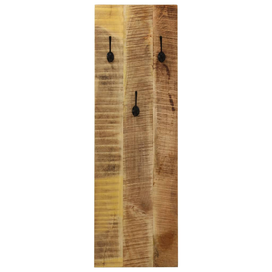 Wandkapstokken 2 St 36X110X3 Cm Massief Mangohout