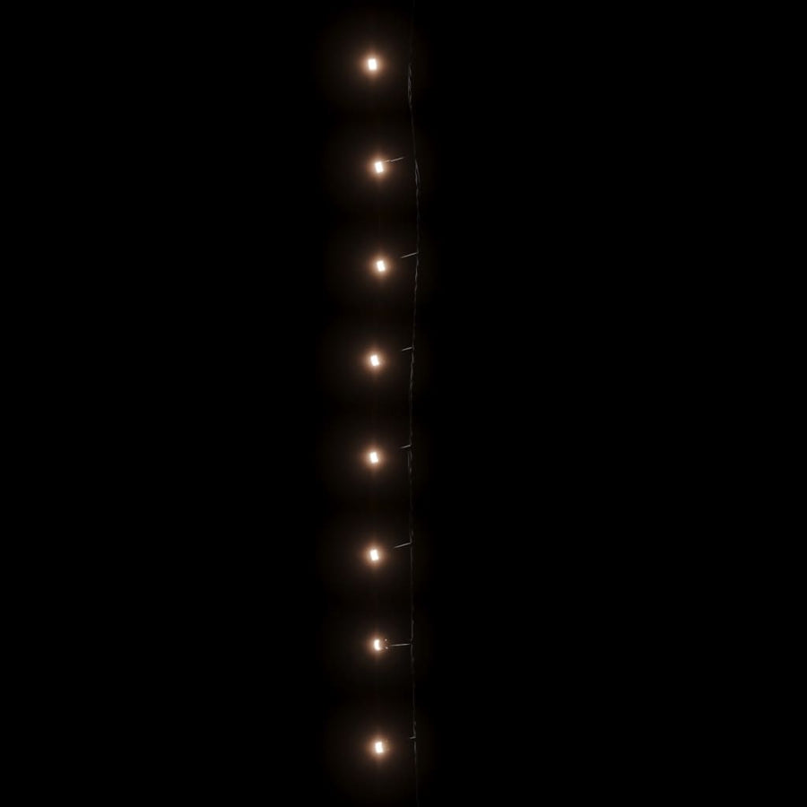 Lichtsnoer met 1000 LED's met 8 lichteffecten IP44 100 m warmwit 100 m Warmwit en zwart