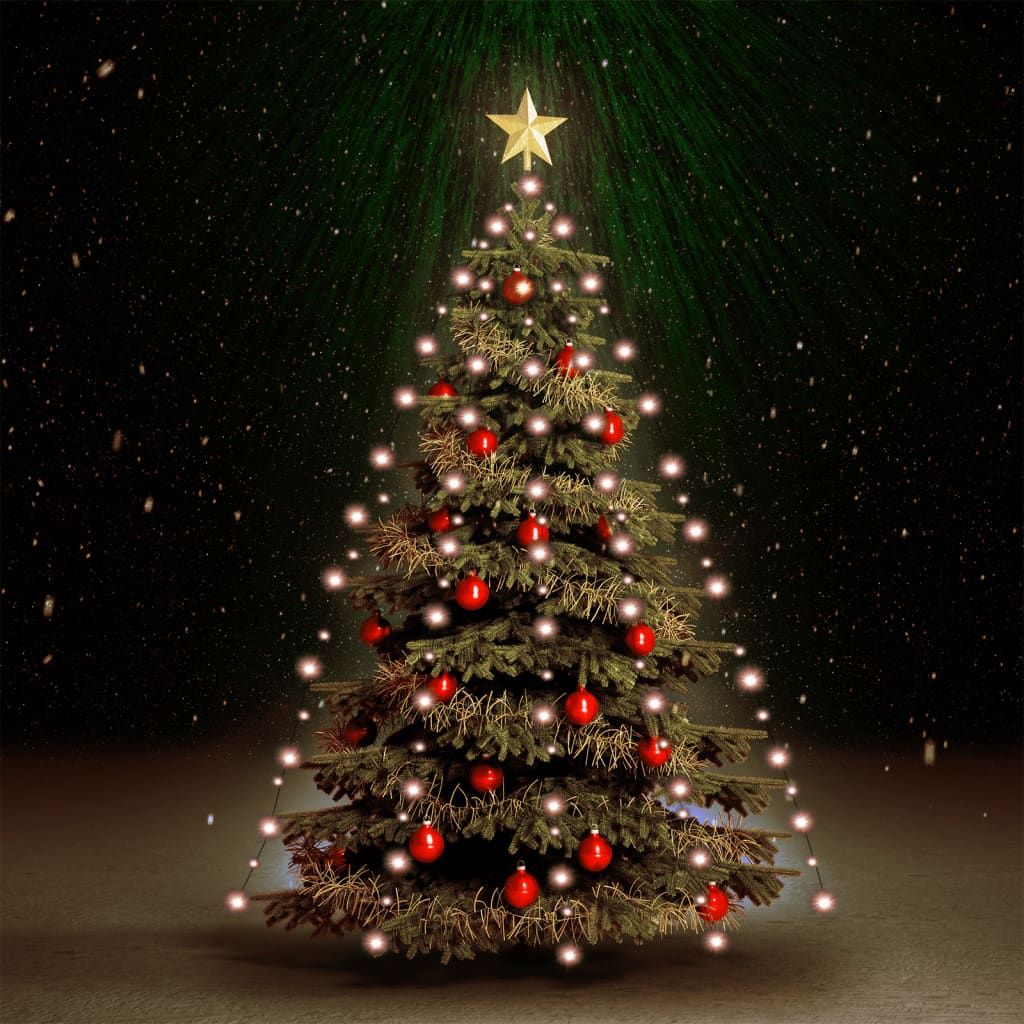 Kerstboomverlichting Met 80 Led's Net 180 cm Warmwit