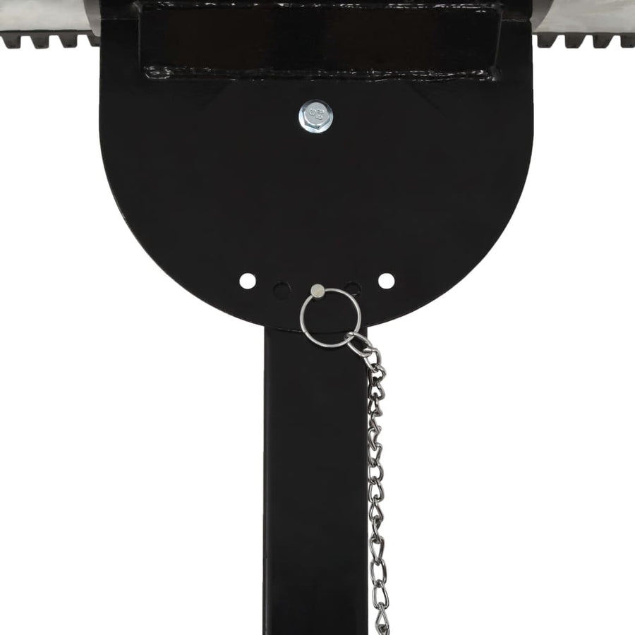 Sneeuwploeg Handbediend Met Wielen 100X44 Cm