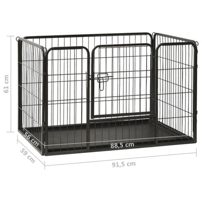 Puppyren Staal 91,5 x 59 x 61 cm