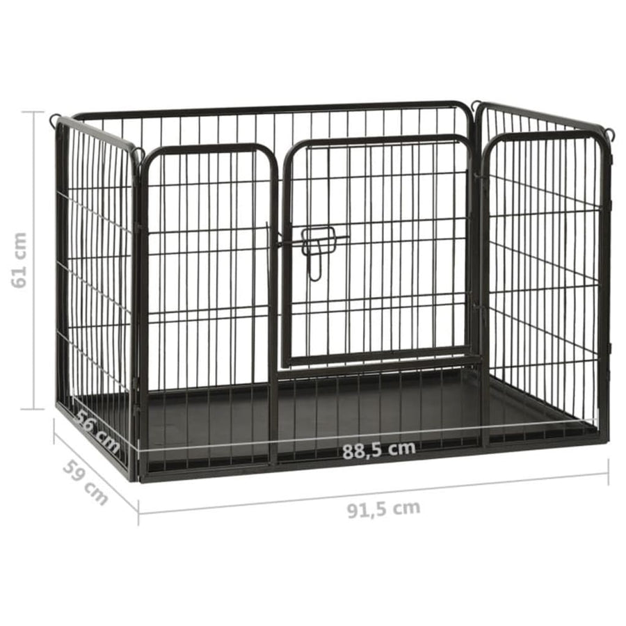 Puppyren Staal 91,5 x 59 x 61 cm