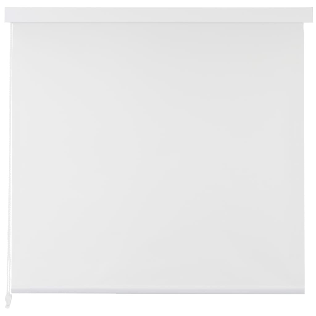 Rolgordijn Voor Douche Wit 80 x 240 cm Effen wit