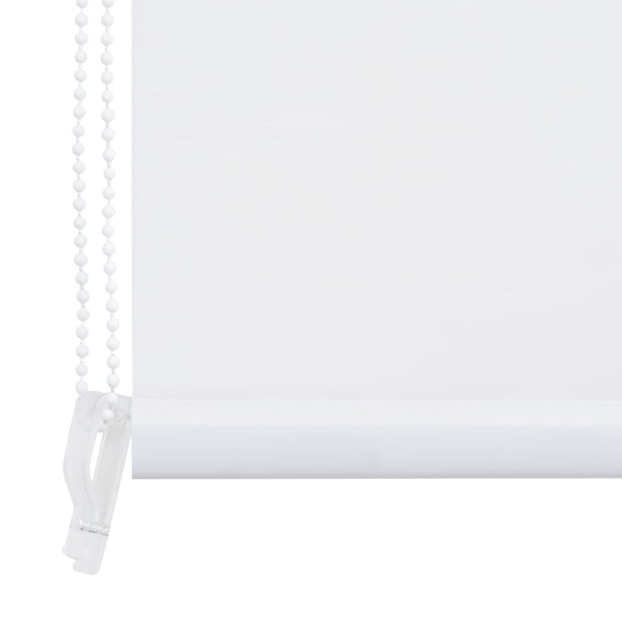 Rolgordijn voor douche 100x240 cm wit 100 x 240 cm Effen wit