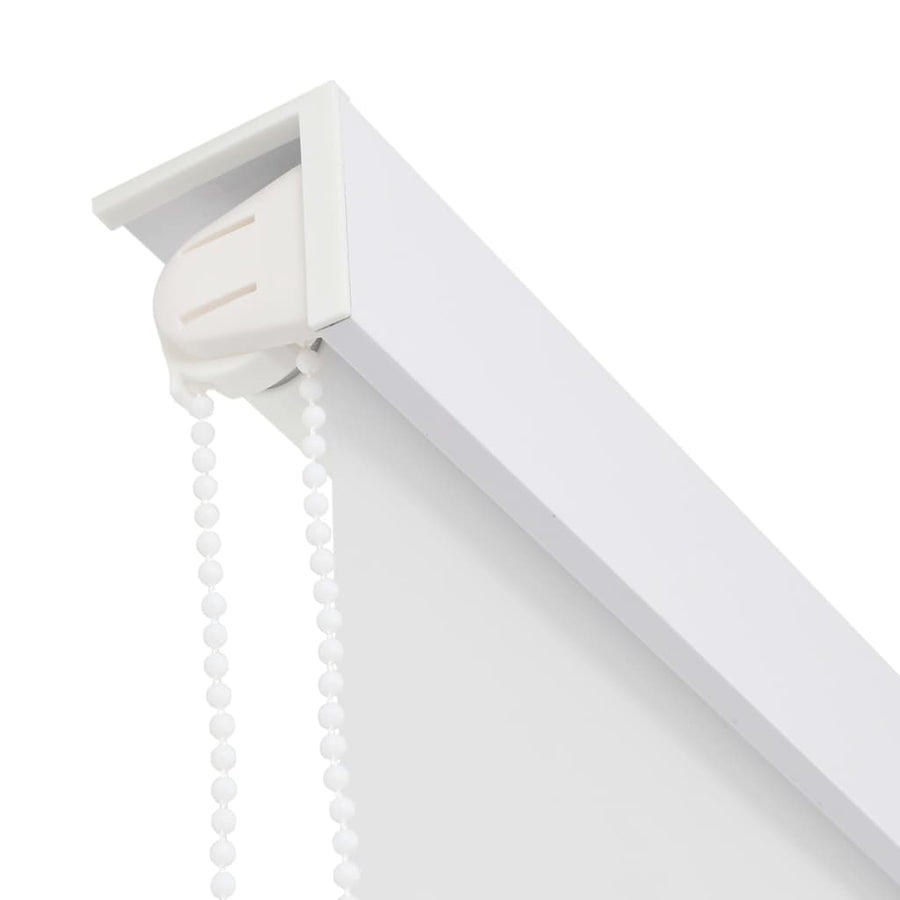 Rolgordijn voor douche 100x240 cm wit 100 x 240 cm Effen wit