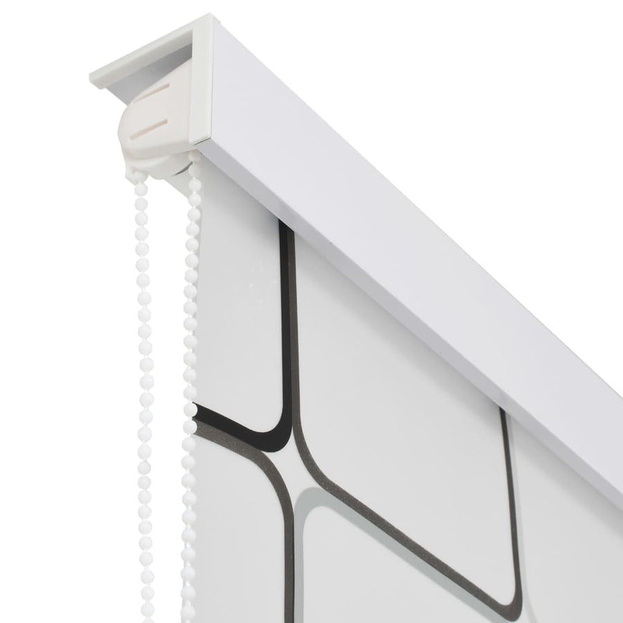 Rolgordijn voor douche 100x240 cm vierkant 100 x 240 cm Vierkant