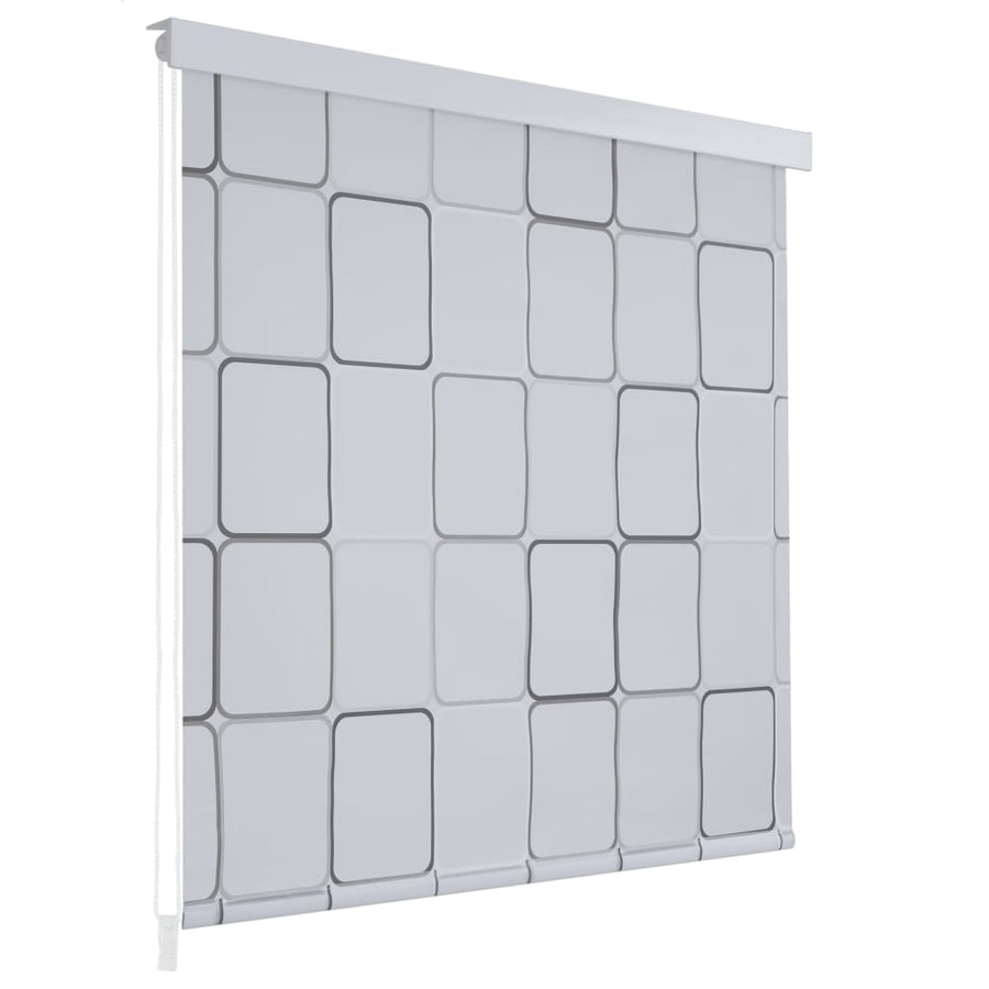 Rolgordijn voor douche 160x240 cm vierkant 160 x 240 cm Vierkant