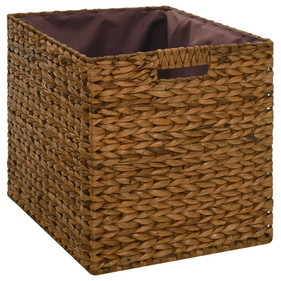 Bankje met 2 manden 71x40x42 cm zeegras bruin 71 x 40 x 42 cm Bruin