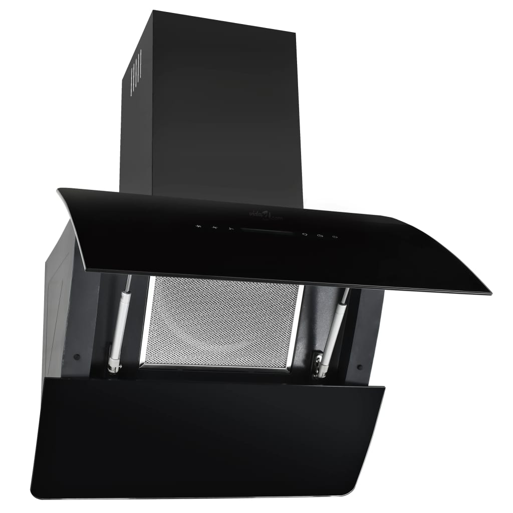 Wandafzuigkap 756 M³/U 60 Cm Roestvrij Staal 60 x 37 x 83 cm Zwart