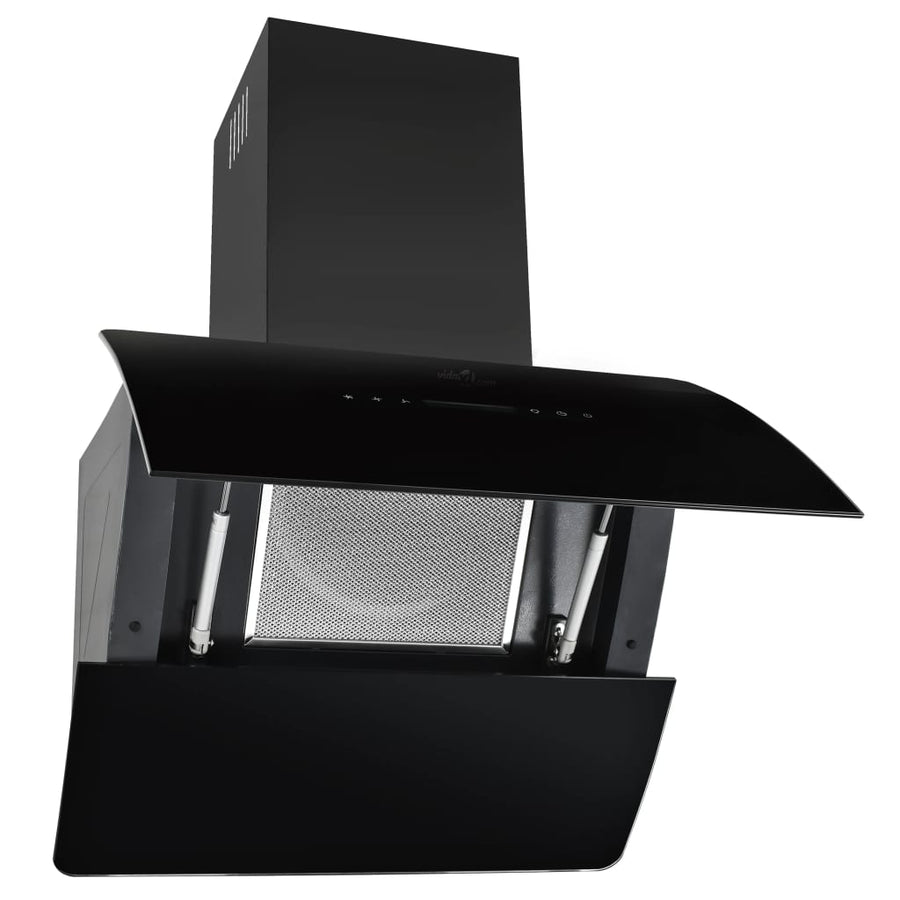 Wandafzuigkap 756 M³/U 60 Cm Roestvrij Staal 60 x 37 x 83 cm Zwart
