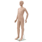 Child mannequin with glass base 140 cm beige