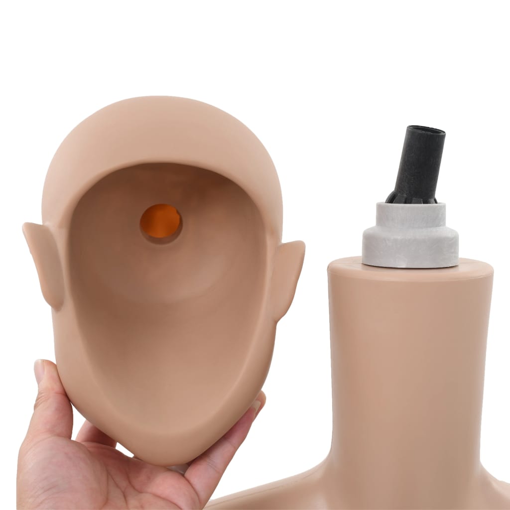 Etalagepop Kind Met Glazen Voet 140 Cm Beige