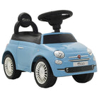 Loopauto Fiat 500 blauw 60x28x38 cm