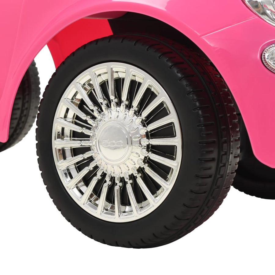 Loopauto Fiat 500 Roze