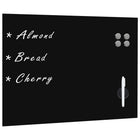 Magnetic Wall-Mounted Glass Whiteboard 80x60 cm