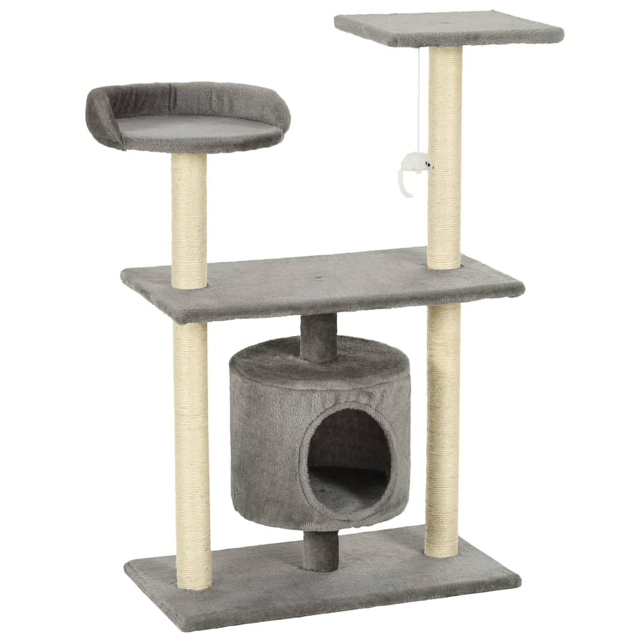 Kattenkrabpaal Met Sisal Krabpalen Grijs