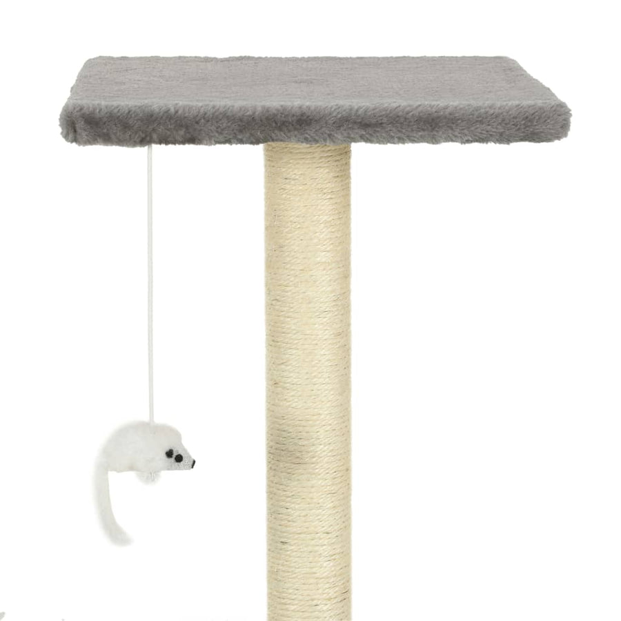 Kattenkrabpaal Met Sisal Krabpalen Grijs