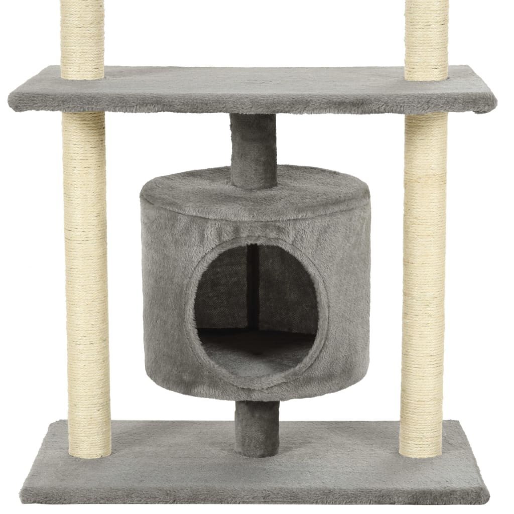 Kattenkrabpaal Met Sisal Krabpalen Grijs