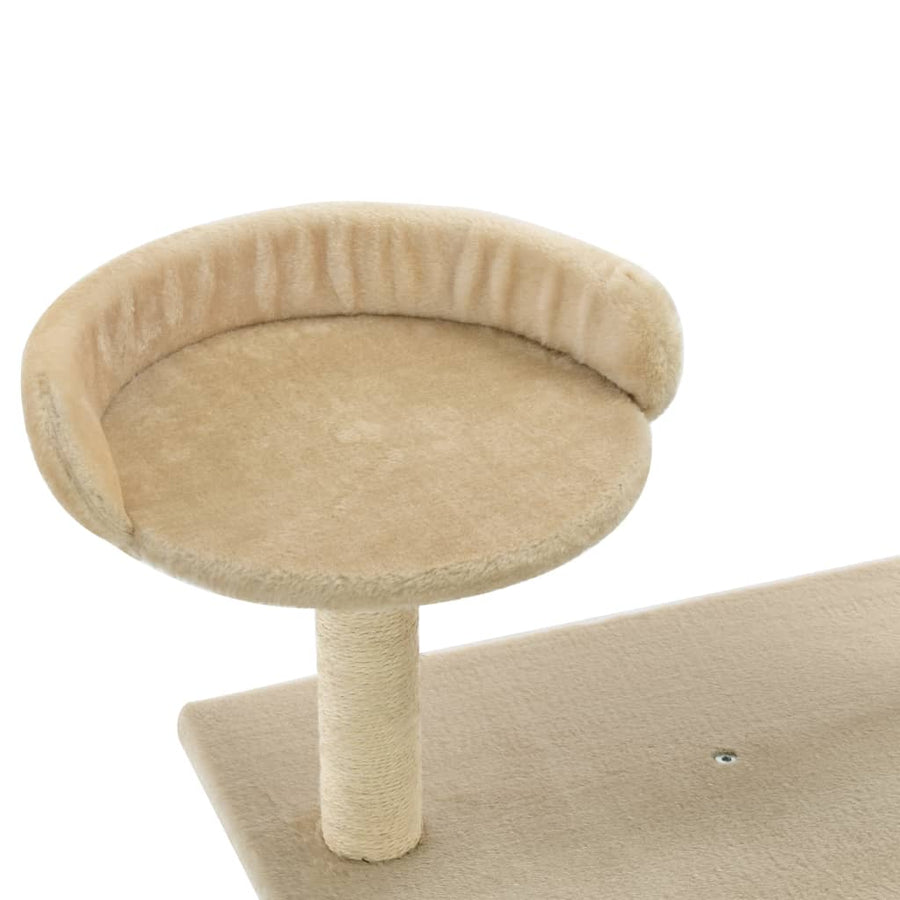 Kattenkrabpaal met sisal krabpalen 95 cm beige Beige