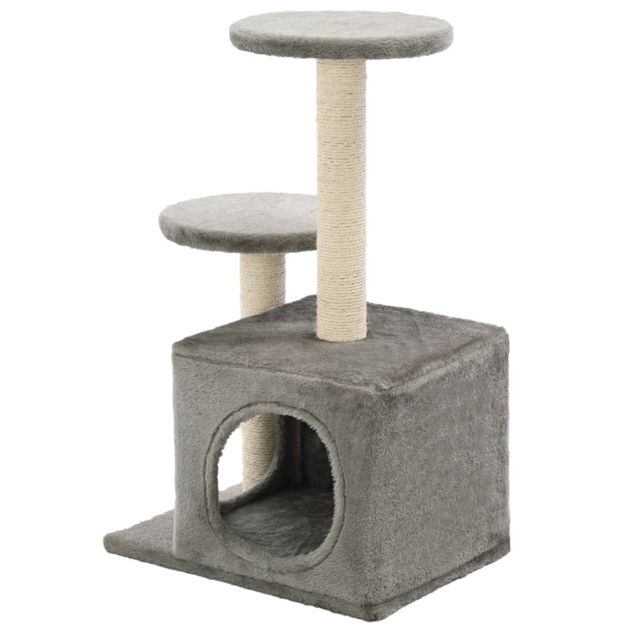 Kattenkrabpaal Met Sisal Krabpalen 60 Cm Grijs