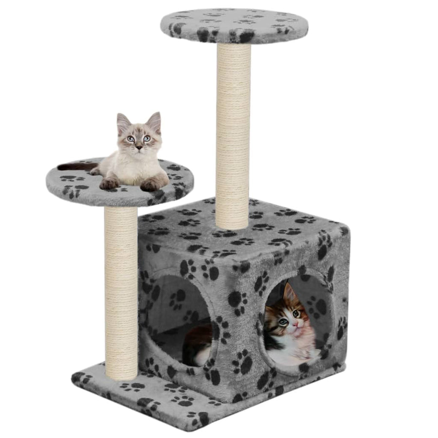 Kattenkrabpaal Met Sisal Krabpalen 60 Cm Grijs