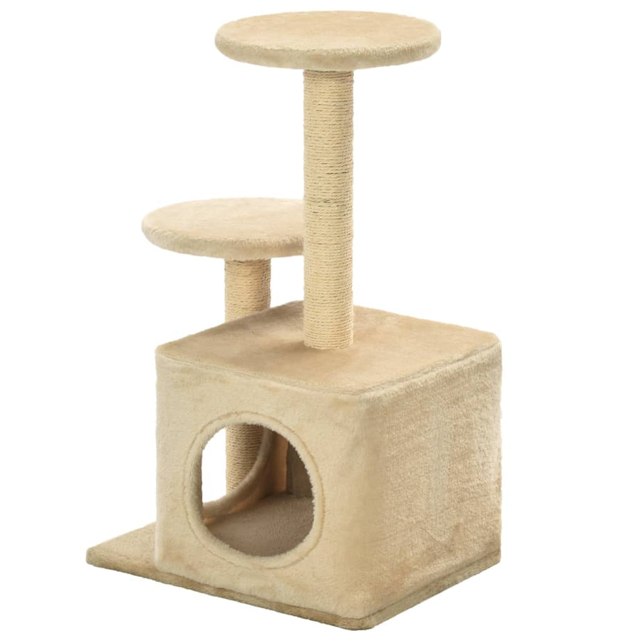 Kattenkrabpaal Met Sisal Krabpalen Beige