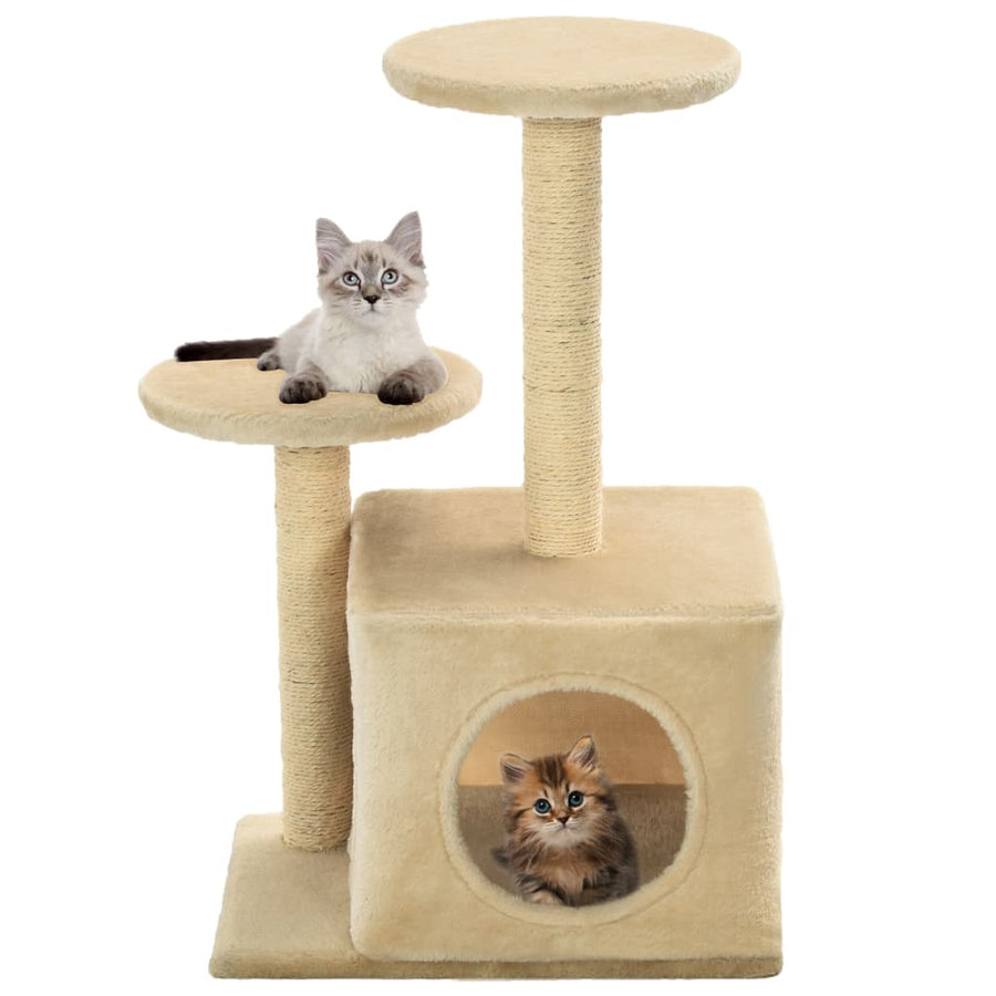 Kattenkrabpaal Met Sisal Krabpalen Beige