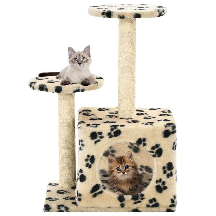 Kattenkrabpaal Met Sisal Krabpalen 60 Cm Grijs