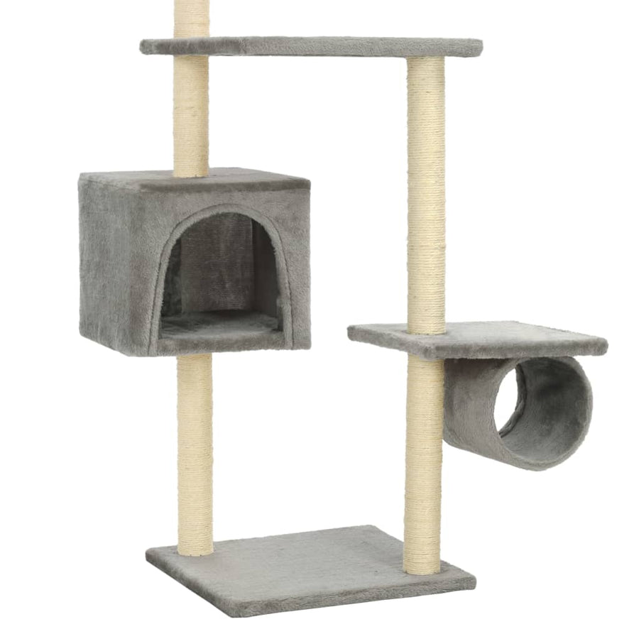 Kattenkrabpaal Met Sisal Krabpalen Grijs
