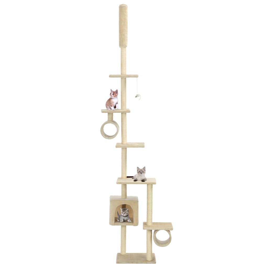 Kattenkrabpaal Met Sisal Krabpalen Beige