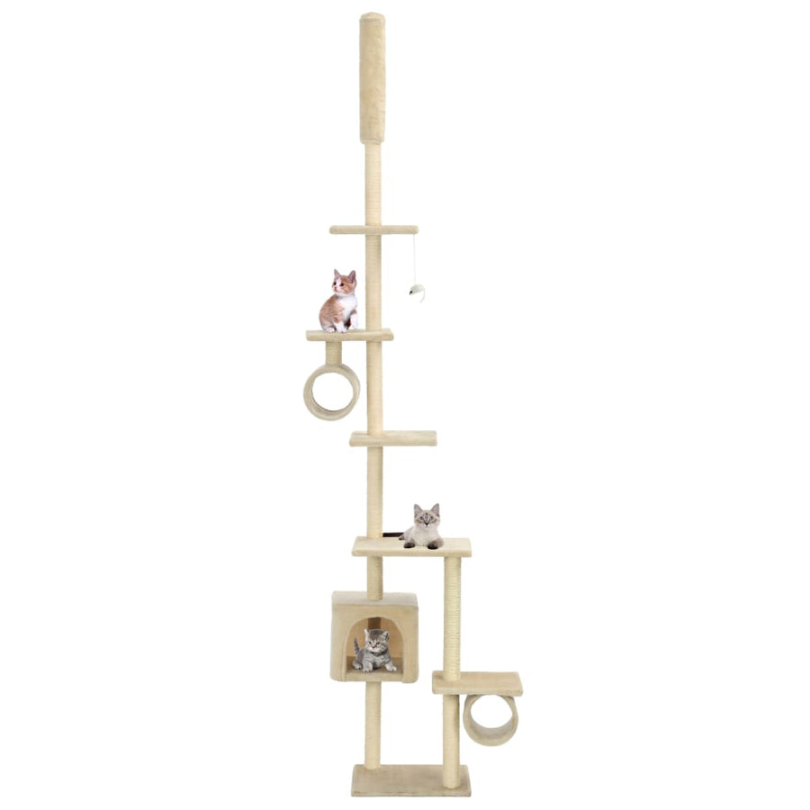 Kattenkrabpaal Met Sisal Krabpalen Beige
