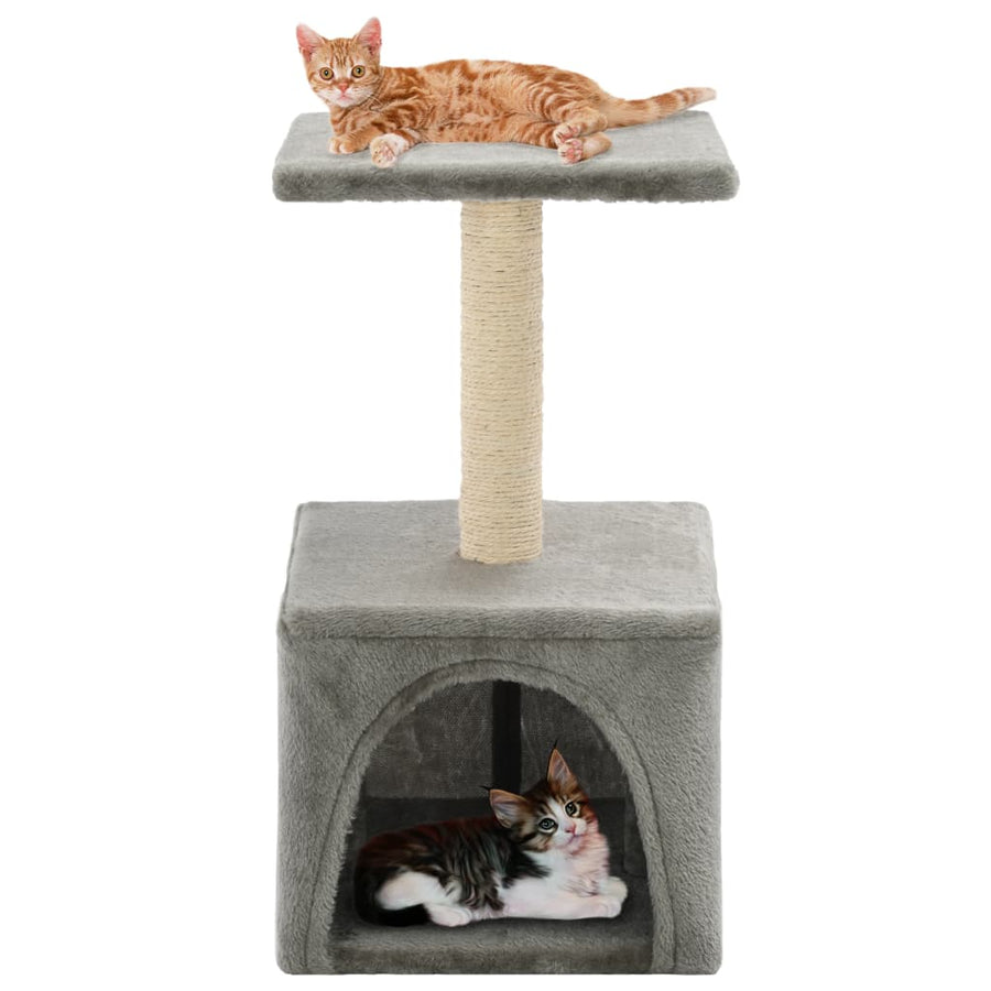 Kattenkrabpaal Met Sisal Krabpaal Grijs