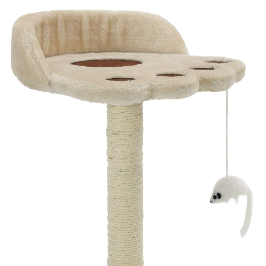Kattenkrabpaal Met Sisal Krabpaal En Bruin Beige