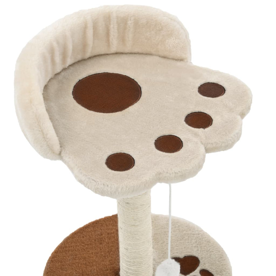 Kattenkrabpaal Met Sisal Krabpaal Beige en bruin