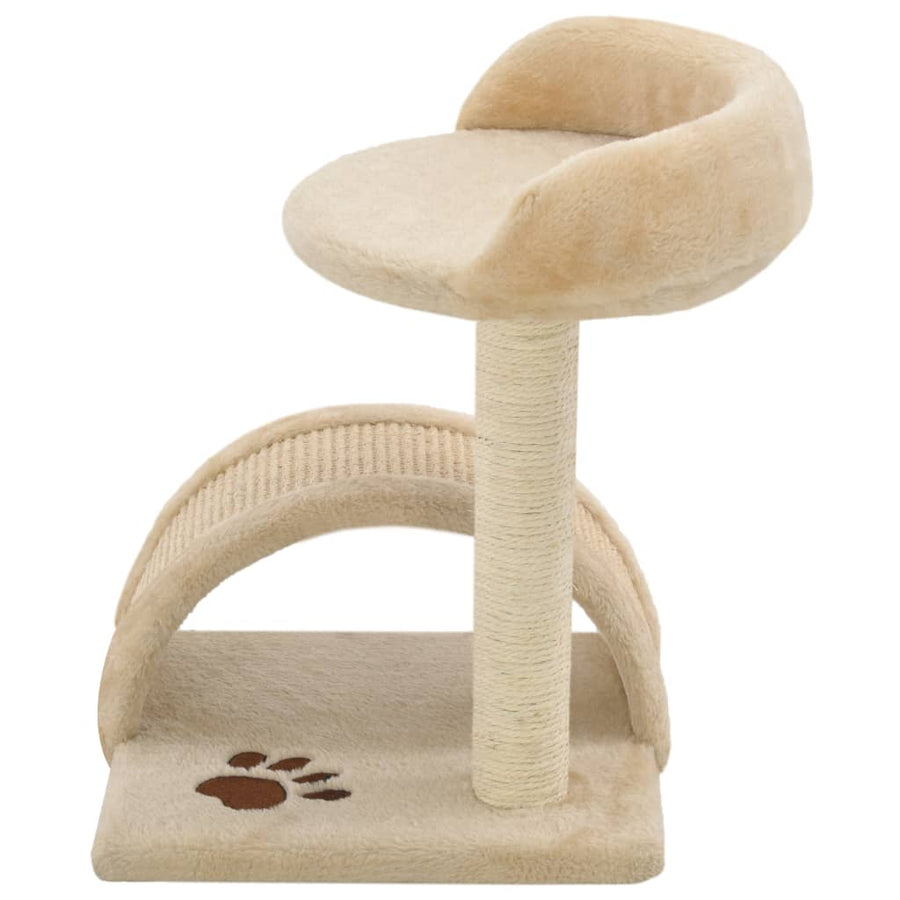Kattenkrabpaal Met Sisal Krabpaal En Bruin Beige
