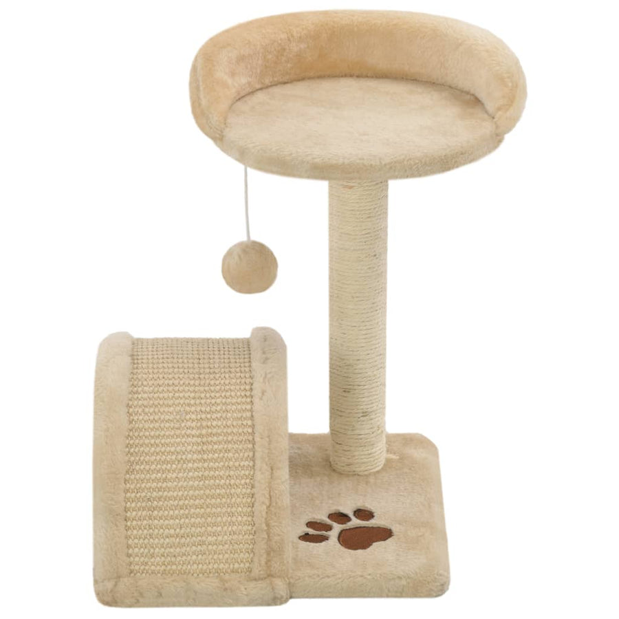 Kattenkrabpaal Met Sisal Krabpaal En Bruin Beige