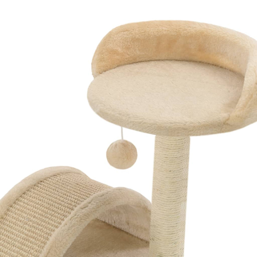 Kattenkrabpaal Met Sisal Krabpaal En Bruin Beige