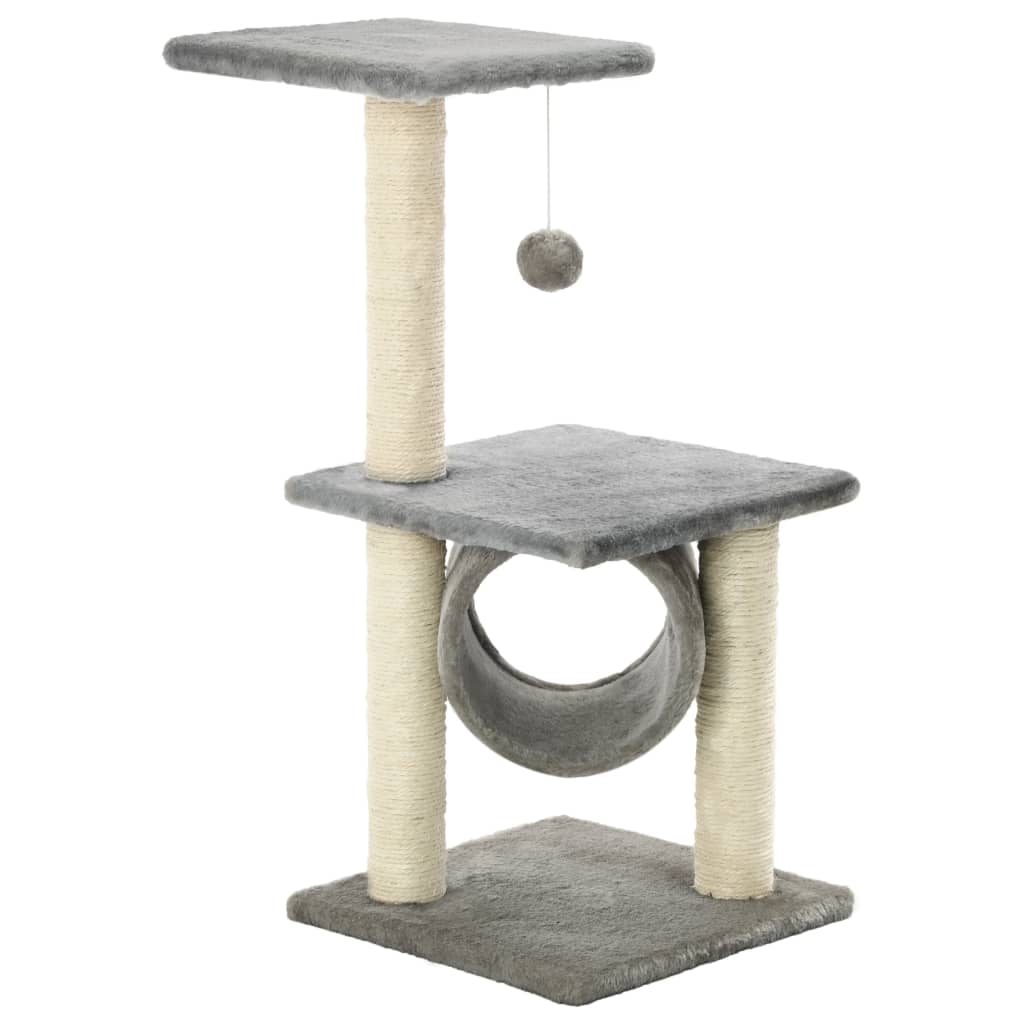 Kattenkrabpaal Met Sisal Krabpalen Grijs