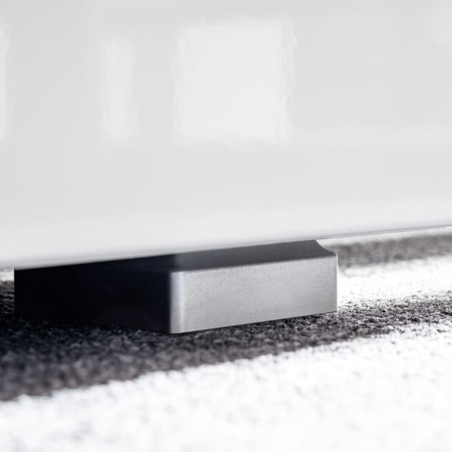 Tv-Wandmeubelset Met Led-Verlichting Hoogglans 5-Delig Wit