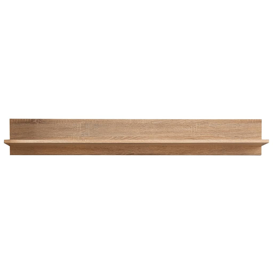 Tv-Wandmeubel Met Led-Verlichting Sonoma Eiken