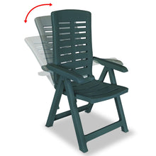 Tuinstoelen Verstelbaar Kunststof 4 Groen