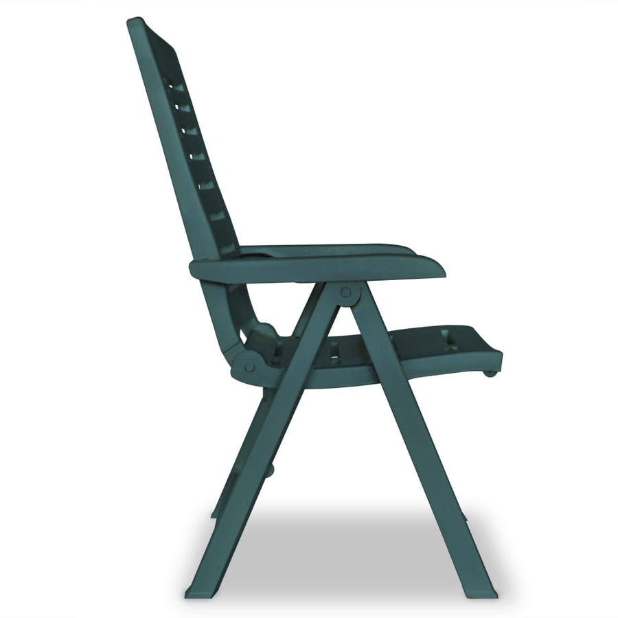 Tuinstoelen Verstelbaar Kunststof 4 Groen