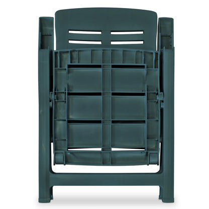 Tuinstoelen Verstelbaar Kunststof 4 Groen