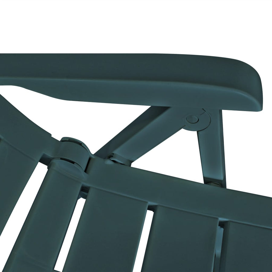 Tuinstoelen Verstelbaar Kunststof 4 Groen