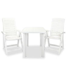 -Delige Bistroset Kunststof Wit