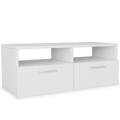Tv-Meubel 95X35X36 Cm Spaanplaat St Wit