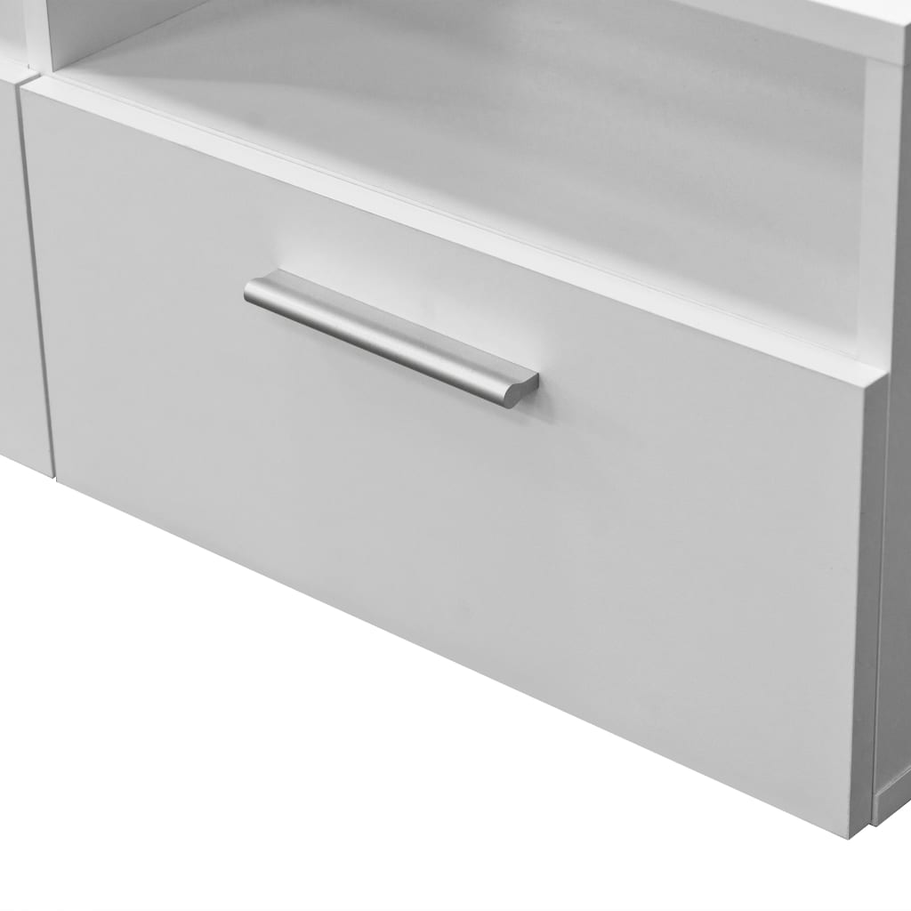 Tv-Meubel 95X35X36 Cm Spaanplaat St Wit