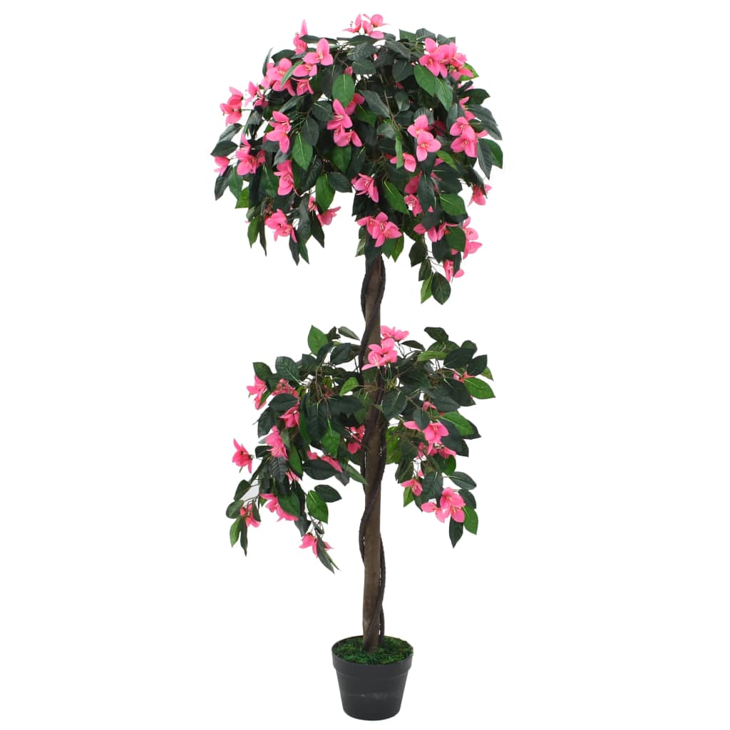 Kunstplant Met Pot Rododendron 55 Cm Groen En Roze Rododendron/155 cm