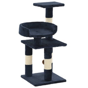 Kattenkrabpaal 65 cm blauw sisal